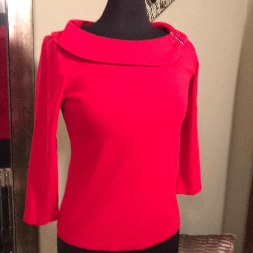 Rafaella Knit Pullover Top, Size S, NWT